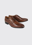 Dubarry Denzil Tan Lace up Formal Shoe Tan front view