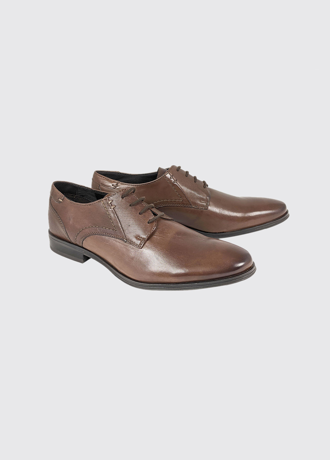 Dubarry Drago Brown Lace up leather Shoe Brown front view
