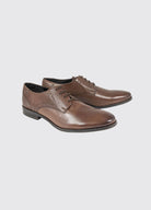 Dubarry Drago Brown Lace up leather Shoe Brown front view