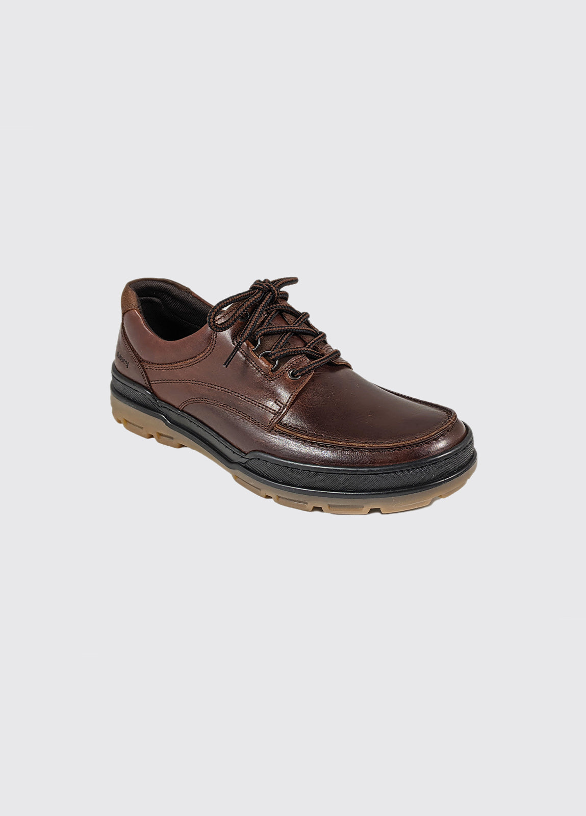 Dubarry Barny Chestnut Wide Fit Shoe Chestnut model front view