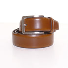 6TH SENSE Men's Leather Belt by 6Th Sense Tan front view