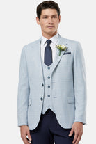 BENETTI Andrew Tapered Sky Waistcoat Sky front view
