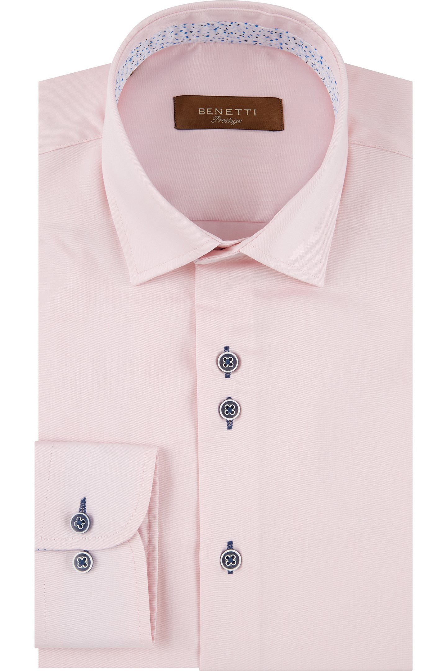 BENETTI Atlanta Comfort Fit Shirt Pink front view