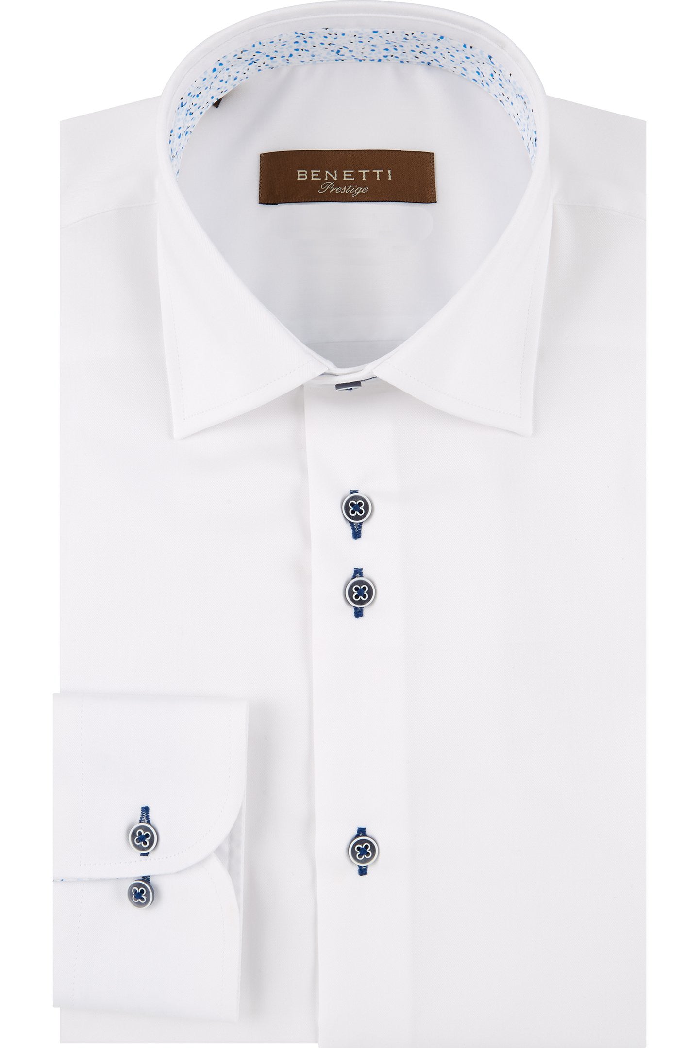 BENETTI Atlanta Comfort Fit Shirt White alternate view