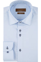 BENETTI Atlanta Formal Luxury Tapered Shirt WHITE view 11