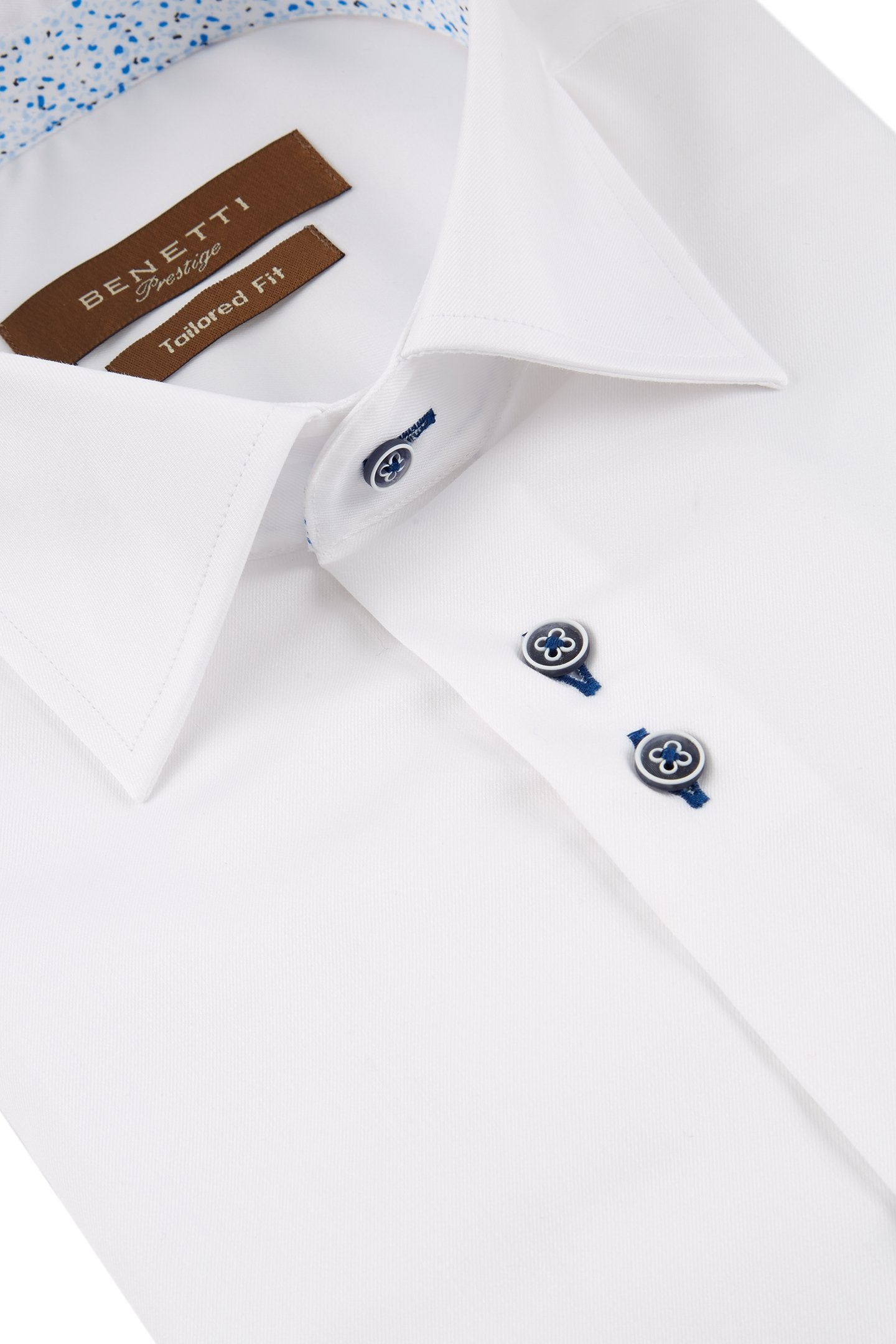 BENETTI Atlanta Comfort Fit Shirt Lilac close up view