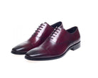 John White London Bay Bordo Capped Oxfords Burgundy side view