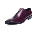 John White London Bay Bordo Capped Oxfords Burgundy back view