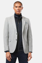 BENETTI Frankie Silver Tapered Fit Blazer SILVER front view