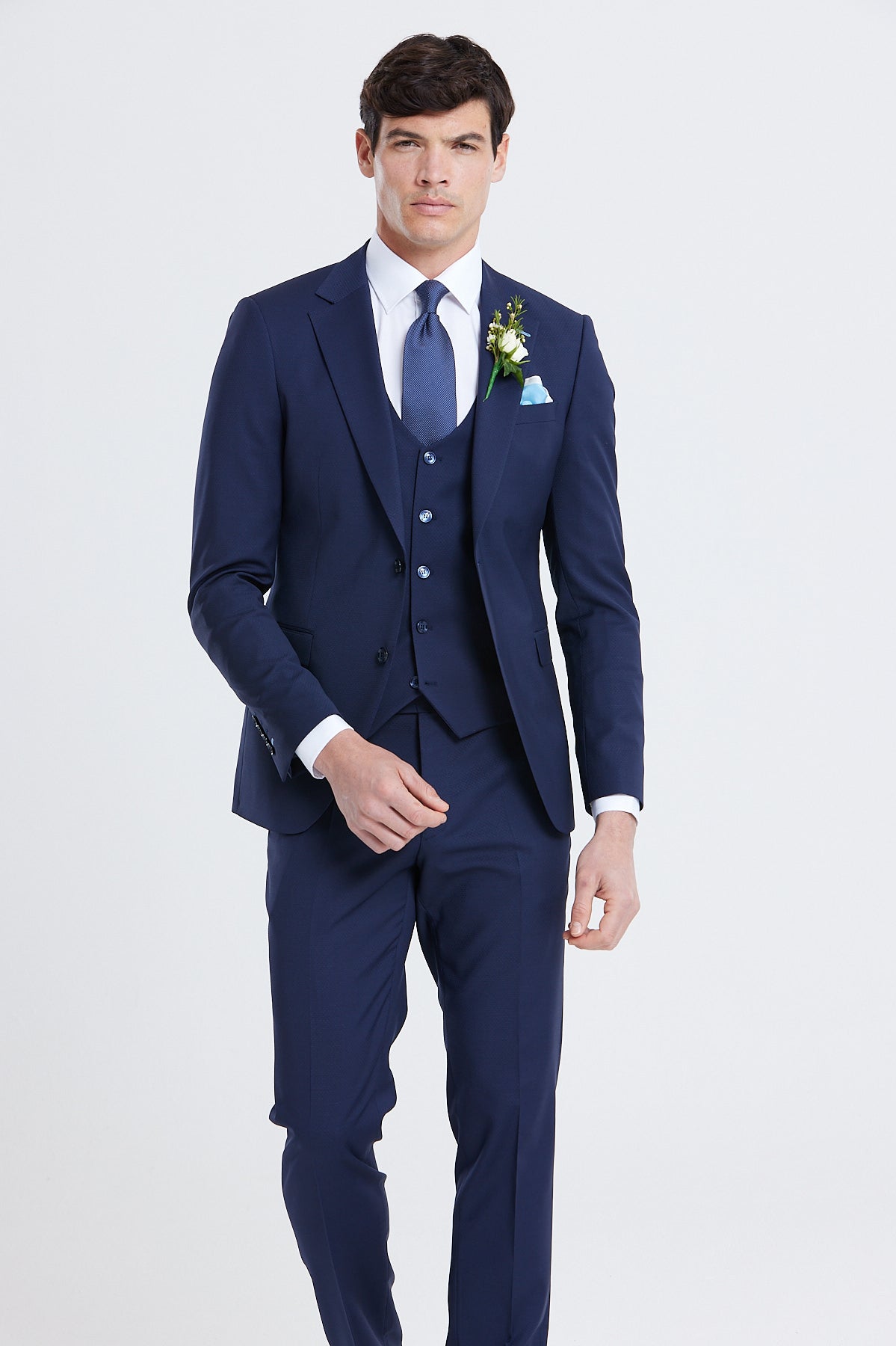 BENETTI Peter Ink Comfort Waistcoat INK model front view