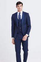 BENETTI Peter Ink Comfort Shawl Tux Jacket Ink model front view