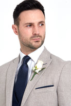 BENETTI Simon Tapered Fit Beige Blazer BEIGE detail view