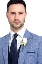 BENETTI Simon Tapered Fit Blue Blazer BLUE detail view