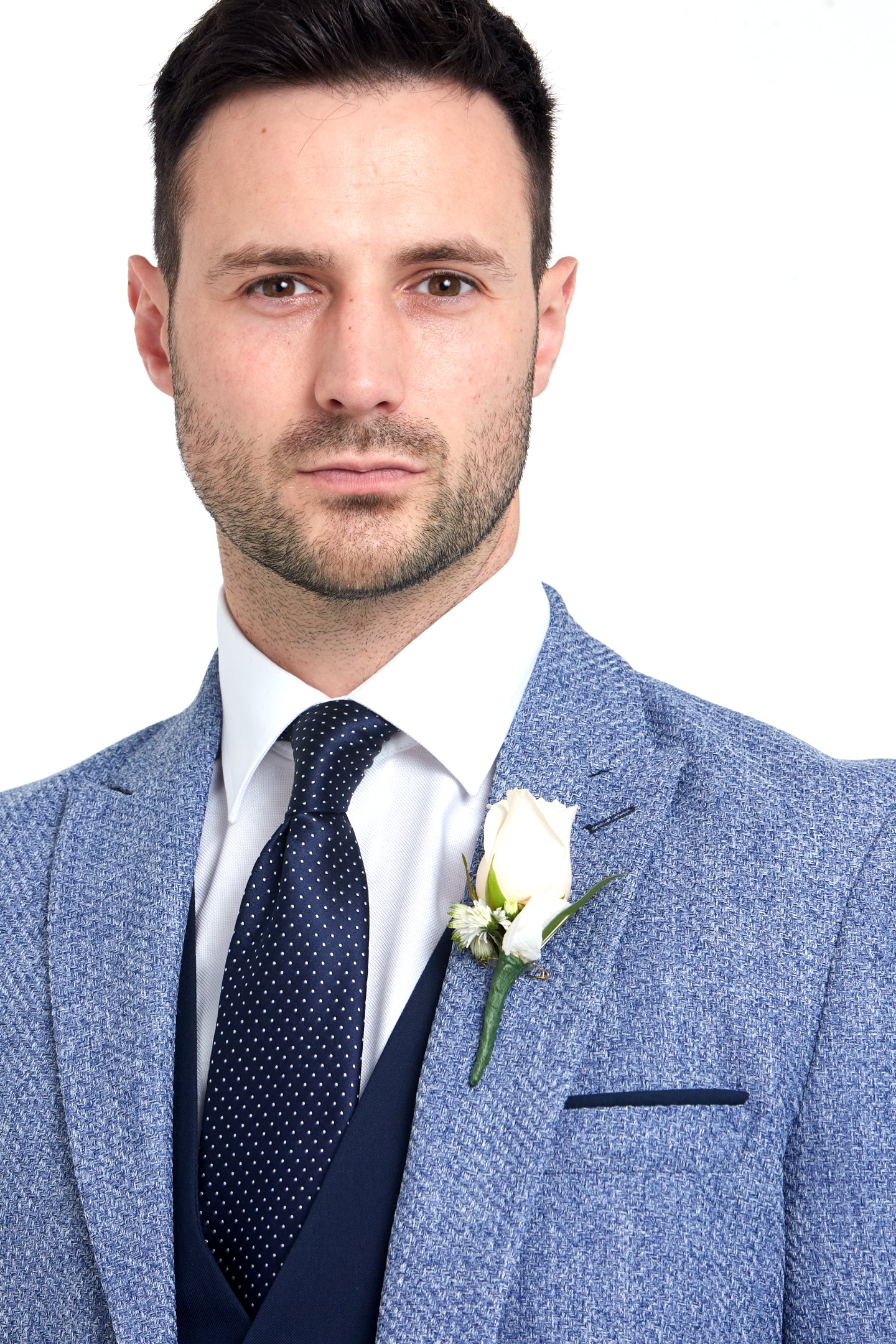 BENETTI Simon Tapered Fit Blue Blazer BLUE detail view