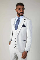 MARC DARCY Bromley Stone Blazer STONE front view