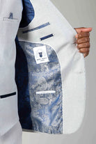 MARC DARCY Bromley Stone Blazer STONE back view