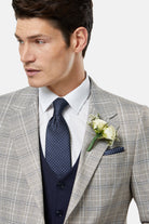BENETTI Charles Tapered Jacket Stone Stone back view