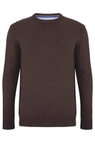 Benetti crew neck jumper front detail