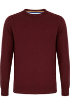 Benetti crest crew neck jumper front view