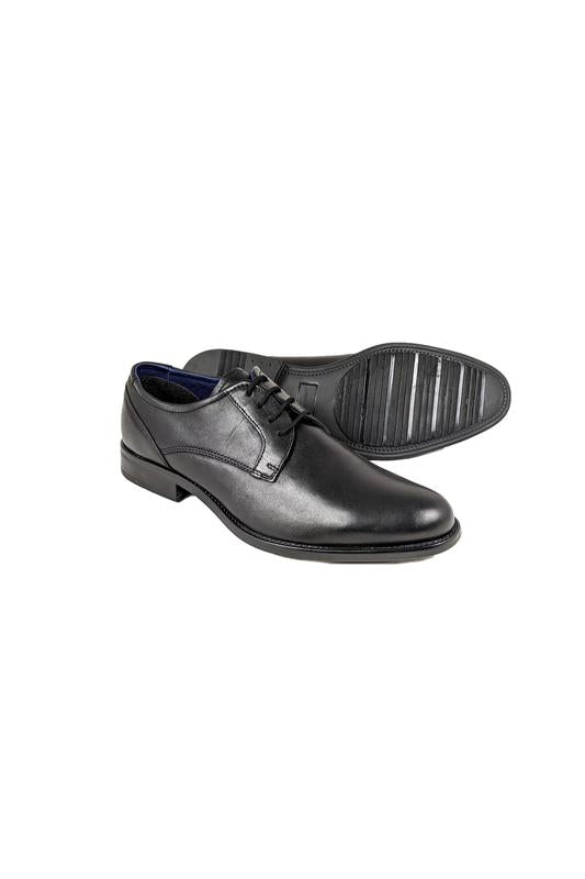 Dubarry Darrel Wide Fit Black Shoe BLACK front view