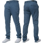 ENZO Enzo Steel Slim Sit Chino-Ez348 STEEL front view
