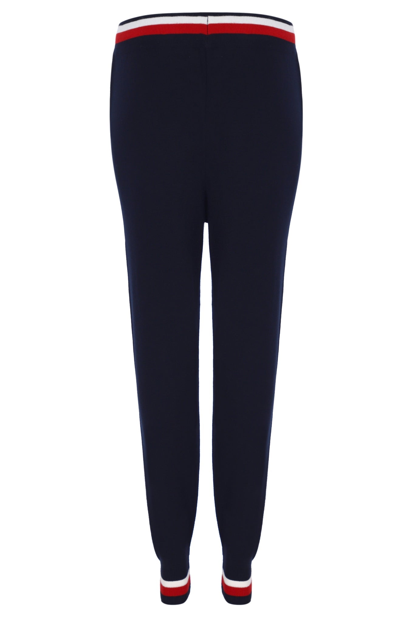 Ladies Frankie Navy/Red/White Knit Pant-Back View