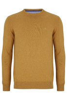 Benetti crew neck sweater in gold