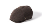 FAILSWORTH Hudson 6 Piece Tweed Cap Brown back view