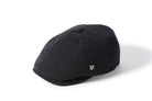 FAILSWORTH Hudson 6 Piece Tweed Cap Charcoal detail view