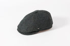 FAILSWORTH Hudson Harris Tweed Cap Charcoal-30 back view