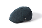 FAILSWORTH Hudson 6 Piece Tweed Cap Petrol model front view
