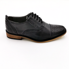 Goor Boyswear Goor 990 Boys Brogue Shoe BROWN full front view