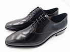 John White London Bay Black Capped Oxfords Black back view