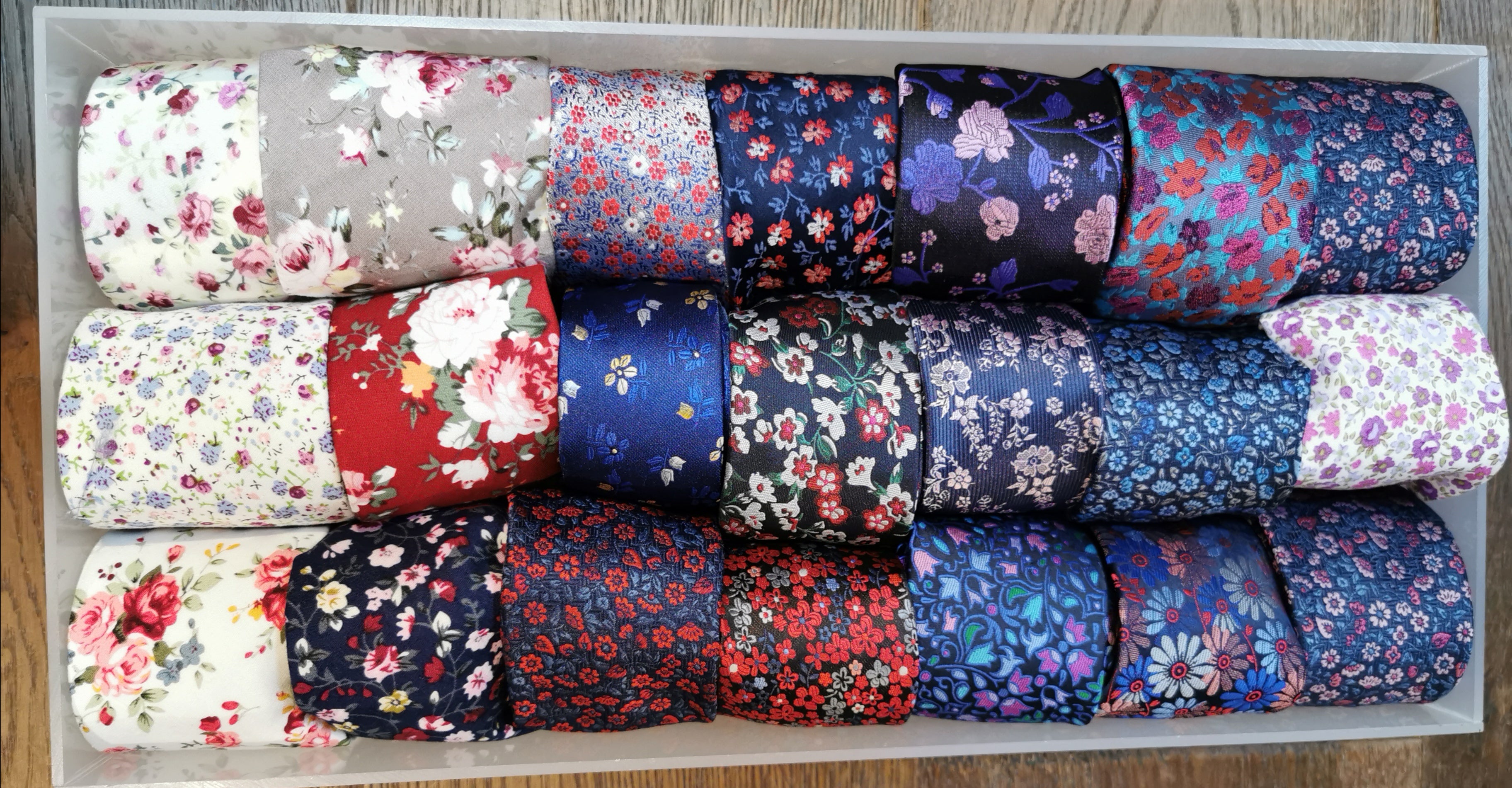 Mens ties arranged for formal occasion styling