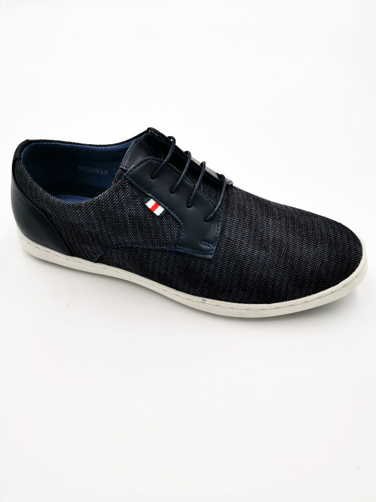 Mens Tie Canvas Shoe - Spirit Clothing