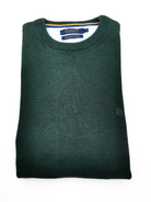 Benetti crew neck sweater angled view