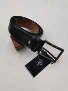 tom penn Tom Pen Leather Belt BLACK front view