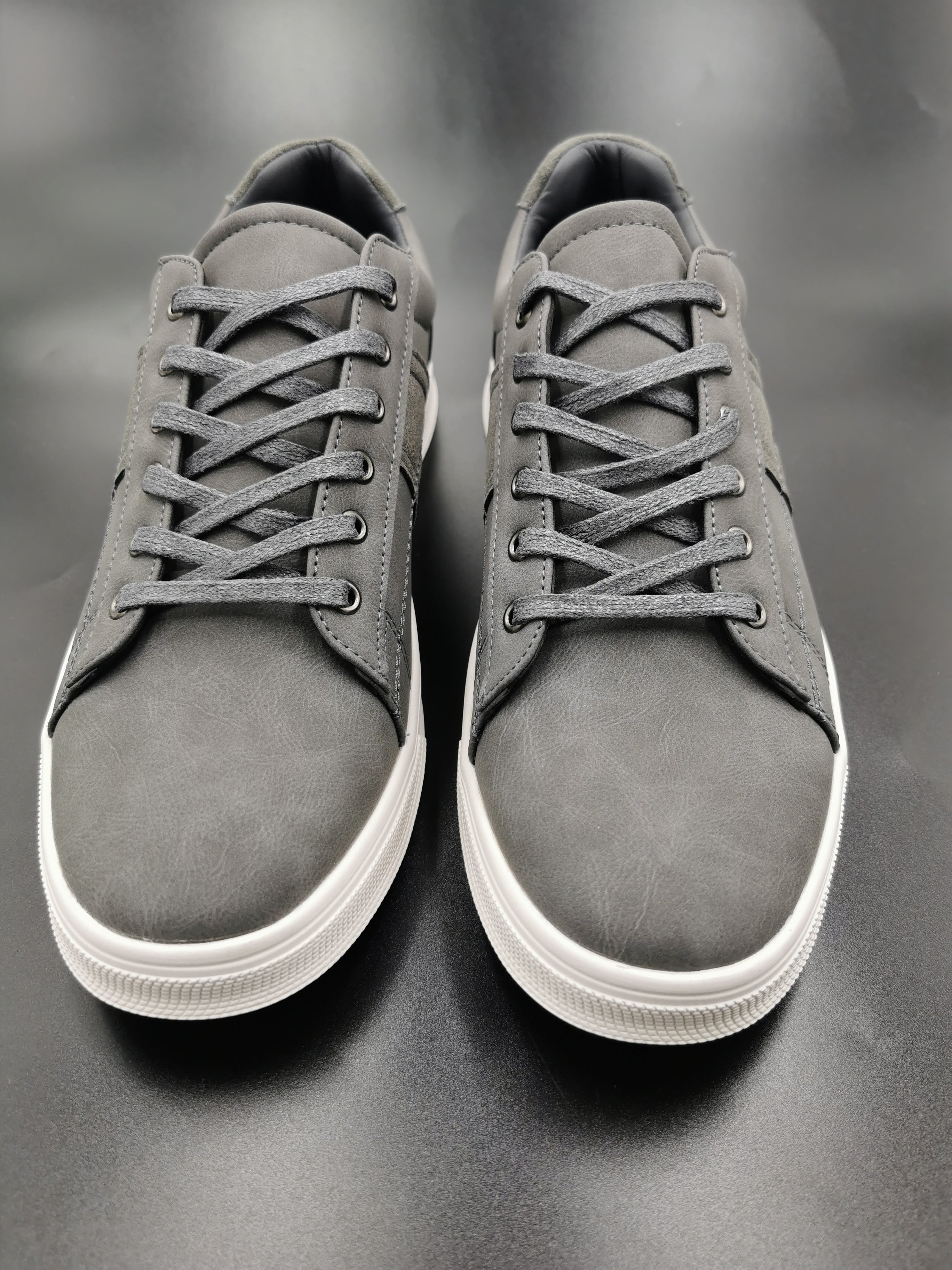 Salton Grey Lace Up Casual Trainer - Spirit Clothing