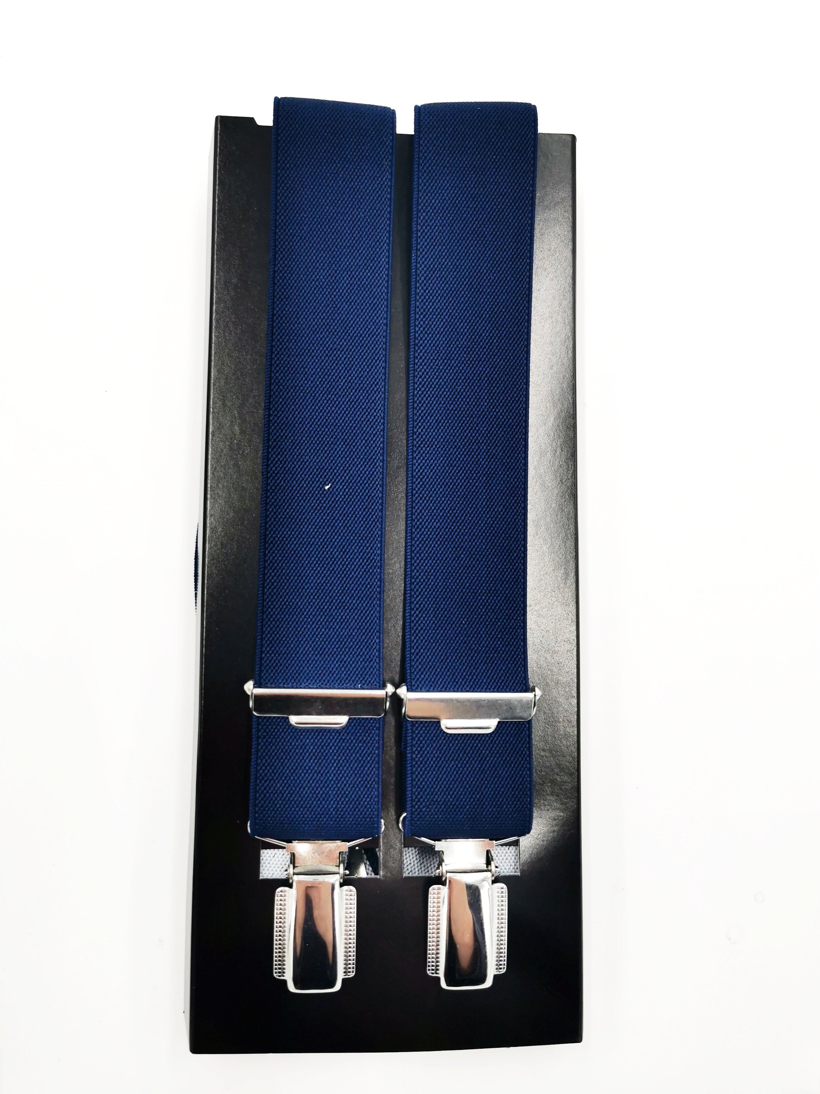 Zazzi Zazzi Mens Braces- Suspenders NAVY front view