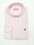 tom penn Tom Penn Slim fit Button Down Pink Shirt Pink front view