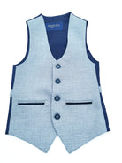 Benetti Boyswear Harold Boy Ice Waistcoat ICE back view