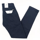 6TH SENSE Kansas Navy Print Tapered Chinos Navy front view
