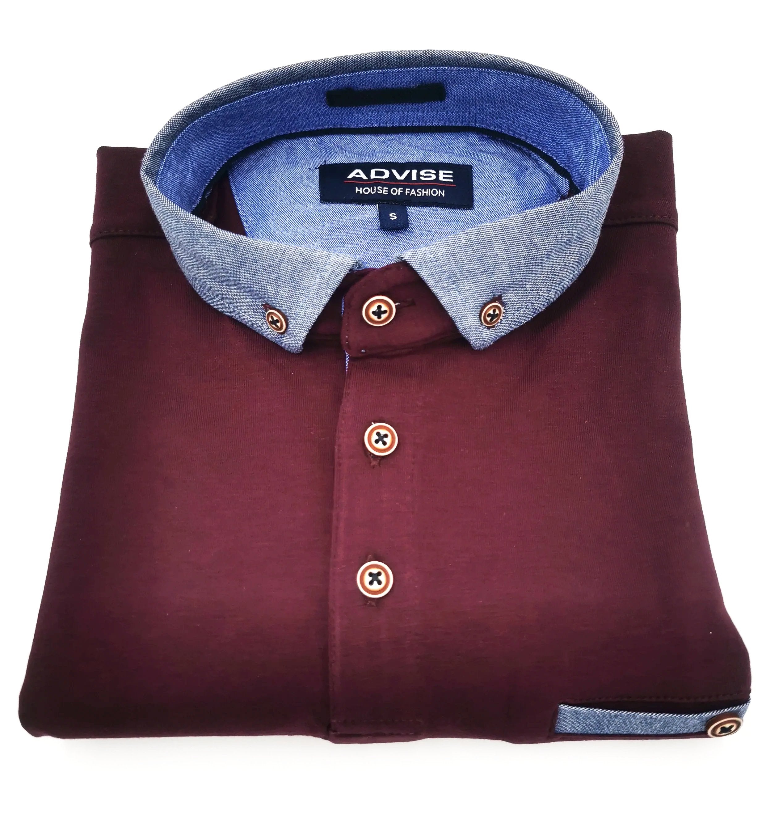 Advise Burgundy Short Sleeve 241 Polo Shirt