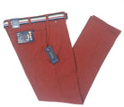 BRUHL Catania Prima Cotton Belted Chinos Red model front view
