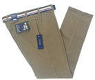 BRUHL Catania Prima Cotton Belted Chinos Putty front view