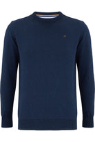 Benetti crew neck jumper in indigo