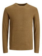 JACK JONES PREMIUM Perfect Knit Crew Neck Sweat Otter front view