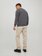 JACK JONES PREMIUM Kam Sweat Crew Neck Ebony detail view