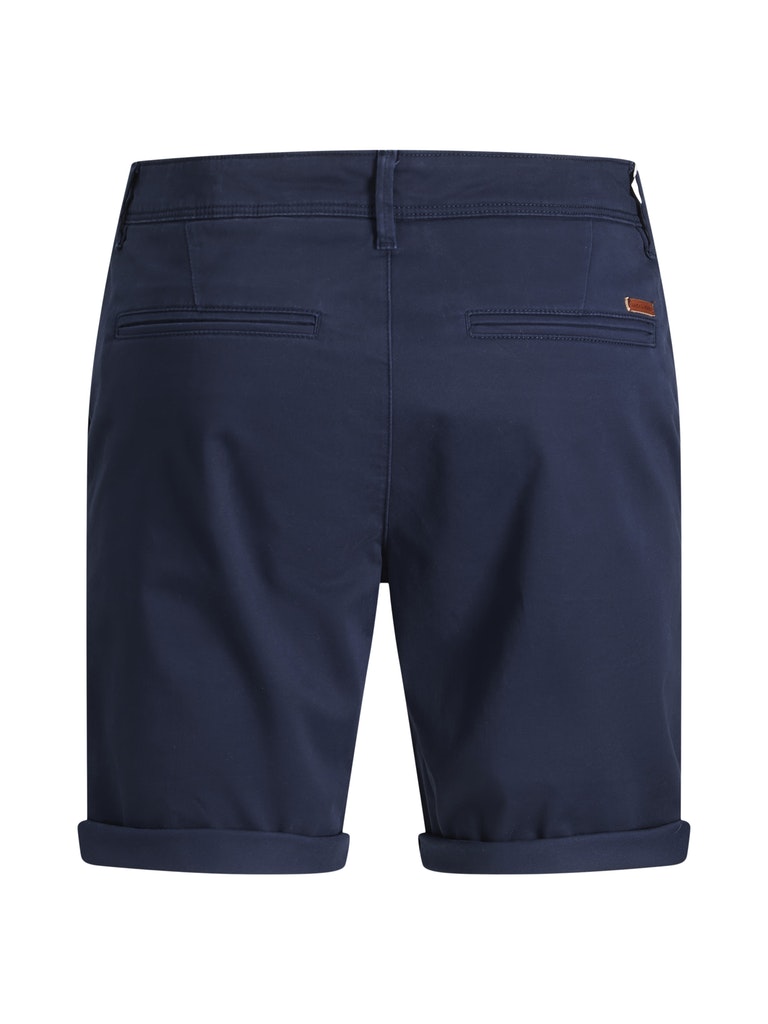 Bowie Solid Navy Mens Shorts-Back view