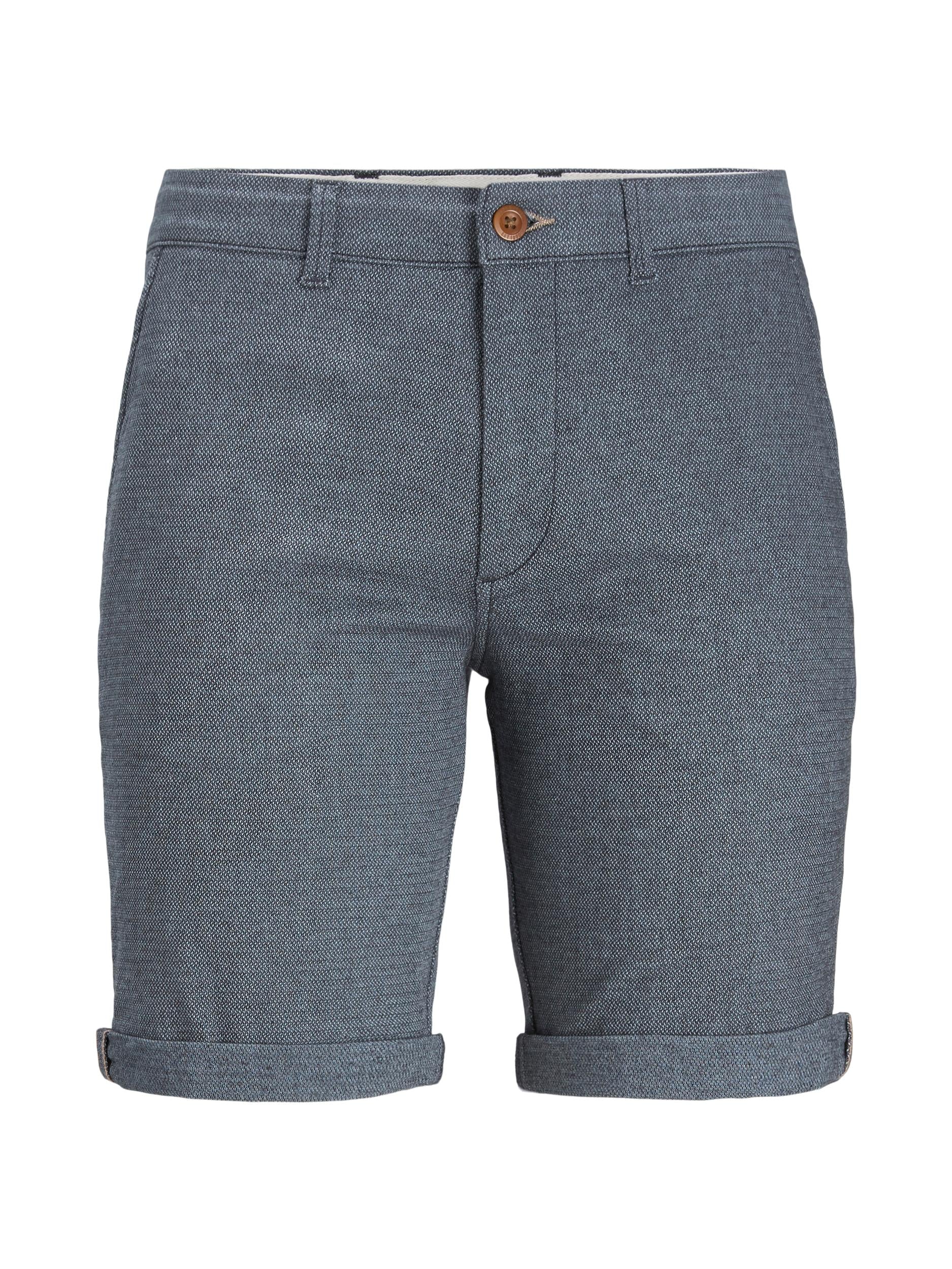 Men's Fury Shorts Faded Denim-Ghost Front View